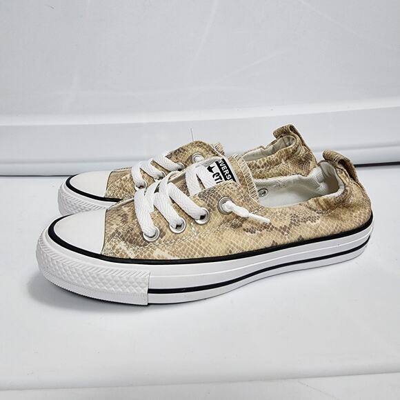 NWT Converse Snake Print Slip-On Shoes - Picture 1 of 10